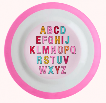 ﻿rice Teller Alphabet Print Pink 