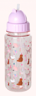 Rice Trinkflasche Party Animal Lavendel 
