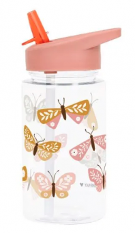 A Little Lovely Company Trinkflasche Schmetterlinge 