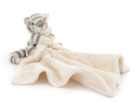 Jellycat Bashful Snow Tiger Soother 