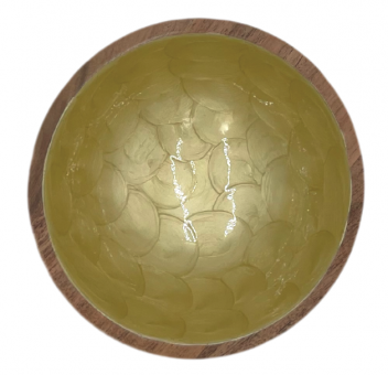 by Room Mangoholzschale Gold Pearl 25 cm 