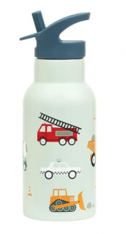 A Little Lovely Company Edelstahl-Trinkflasche Fahrzeuge 