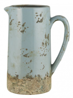 ibLaursen Sten Vase mit Henkel Aqua Haze 