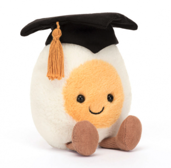 Jellycat Amuseables Boiled Egg Graduation 