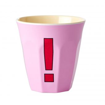 rice Becher / Cup Ausrufezeichen Pink medium 