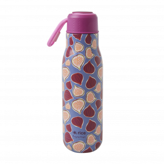 Rice Figs in Love Print Trinkflasche 