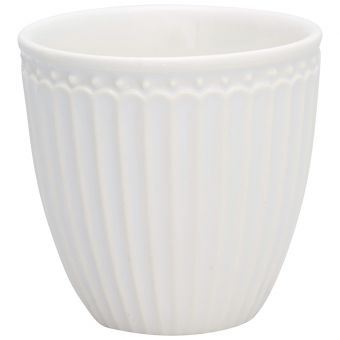 GreenGate Alice Mini Latte Cup Becher Weiß 