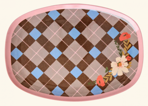 Rice Rechteckige Platte - Gorgeous Tile Print