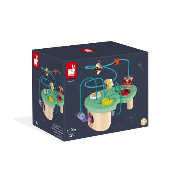 Janod Motorik und Sortierspiel Blumenwiese