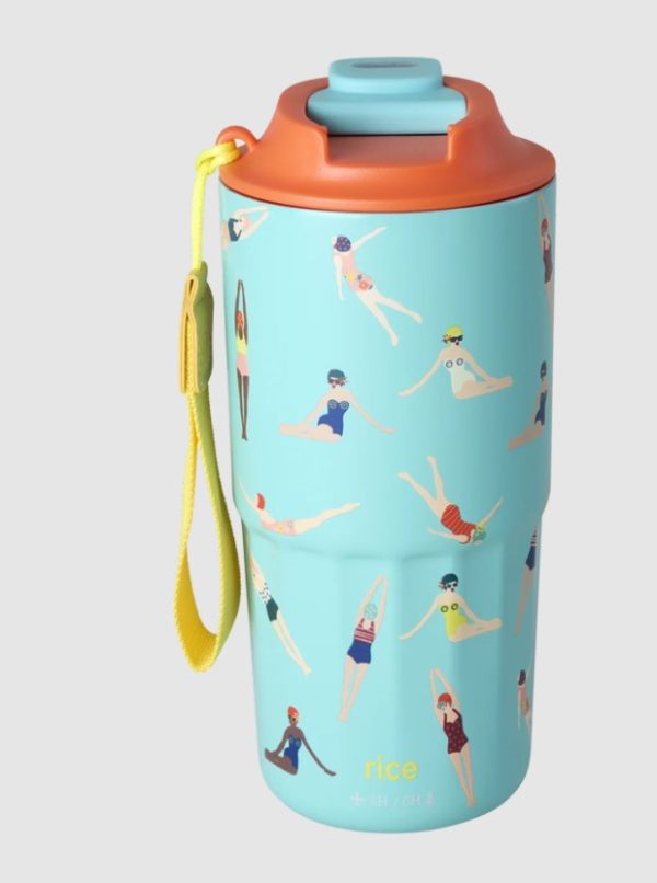 Rice Stainless Steel Thermo Cup - Retro Swimster Print