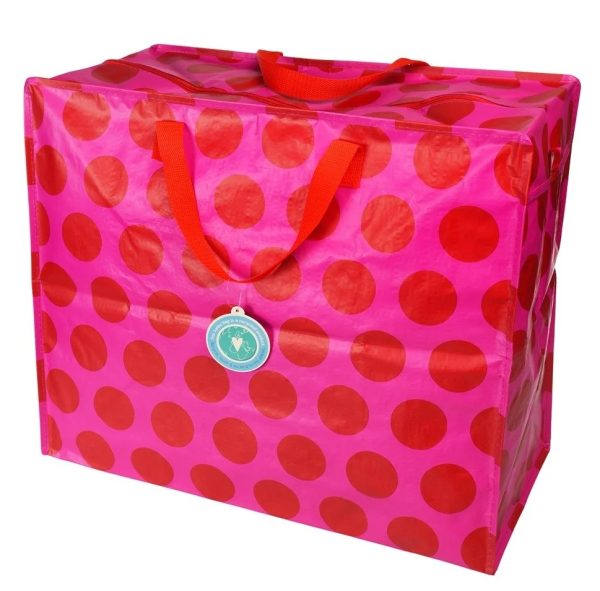 Rex London Riesentasche - Spotlight red on pink