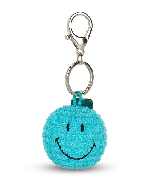 Bon Ton Toys Smiley Keychain ECO Corduroy 4,5cm - Teal