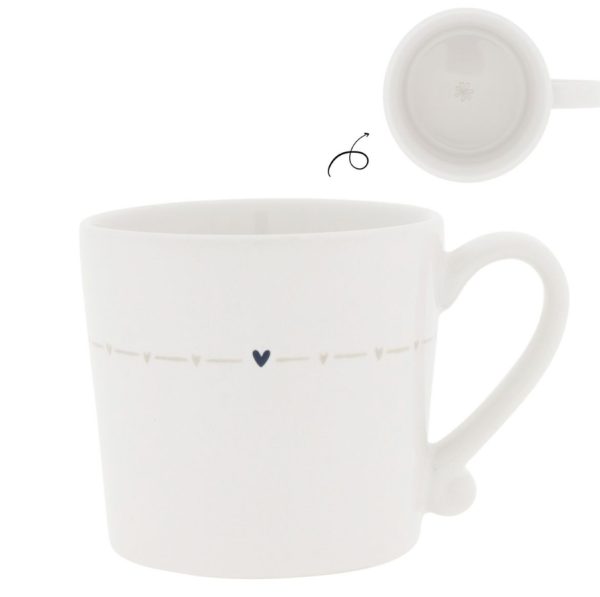Bastion Collections Tasse white - Heart Line