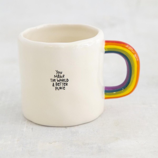 Noi Tasse Rainbow - 'You make the world a better place'