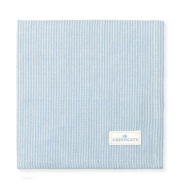 GreenGate Stoffserviette 'Alicia' - pale blue