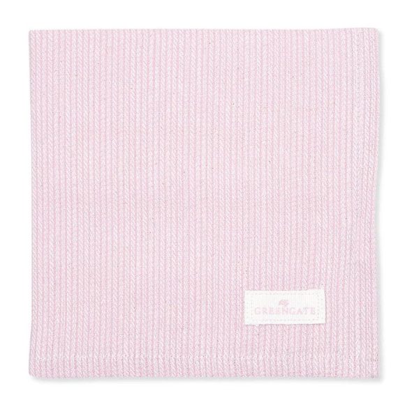 GreenGate Stoffserviette 'Alicia' - pale pink