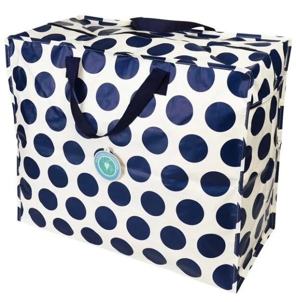 Rex London Riesentasche - Spotlight Navy on Cream