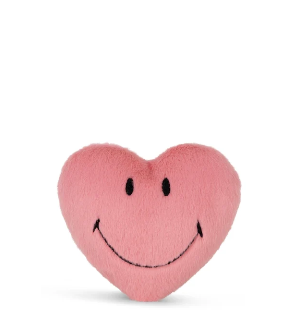 Bon Ton Toys Smiley Heart ECO Fuzzy Pink in Geschenkbox - 12 cm