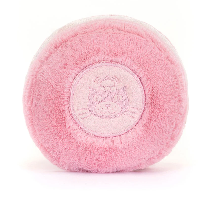 Jellycat Amuseables Mia Macaron (Pink) Rückansicht